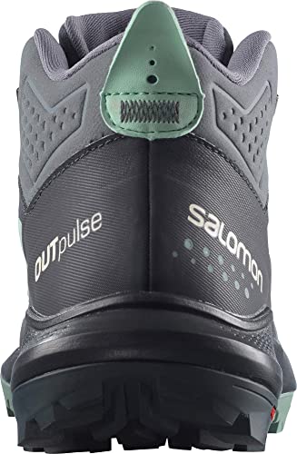 Salomon Women's Outpulse Mid Gtx W Hiking Shoe, Ebony, 10 #TOP4