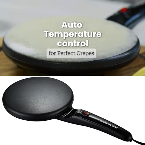 27% Off 8-Inch Electric Crepe Maker with Auto Temperature Control - Image 3