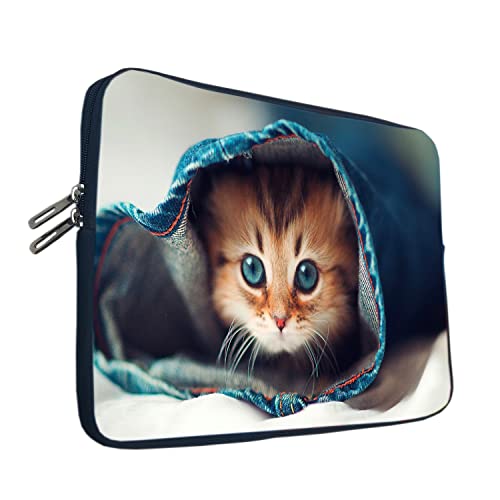 Image of Theskinmantra My Jeany cat Chain top Laptop Sleeve for Screen Size 13 /13.3 inches Any Brand Laptop /MacBook 13 inch.