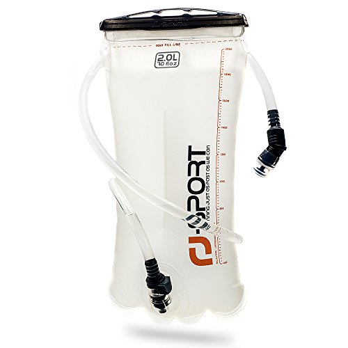 RJ-Sport 2.0L Water Bladder - Ideal Replacement Zip Top 2L Hydration Bladder Reservoir for Hiking - //coolthings.us