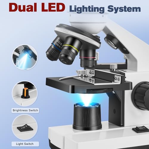 Temery AETEMM0101-5BBZZ6-UK01 Microscope For Adults Kids Students thumb #4