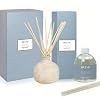 BLUEME Bundle Spiritual Palo Santo Vetiver 1691 Fl Oz Wellness Diffuser Oil Refill Contains Essential Oil Sustainable Hand Finished Premium Luxury Ceramic Natural Rattan Reeds