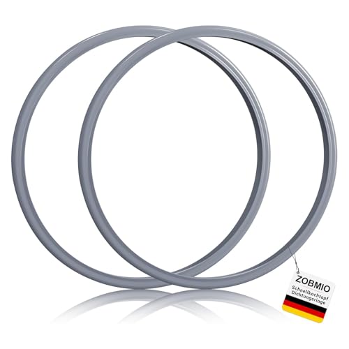 ZOBMIO 2 anillos de sellado de 22 cm para WMF, anillo de sellado para ollas a presión WMF de repuesto para olla a presión WMF 6068559990 6068559997 y Silit 3 L 4,5 L 6,5 L 8,5 L, junta de cocina a