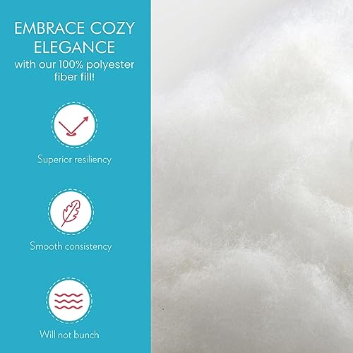 image for Fairfield The Original Poly-Fil, Premium Polyester Fiber Fill, Soft Pi