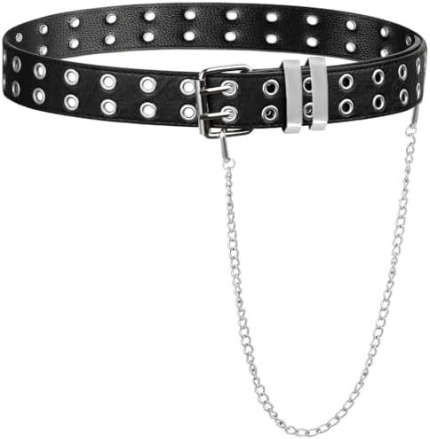 Zibuyu Punk Belt for Women Jeans y2k accessories aesthetic black belts y2k