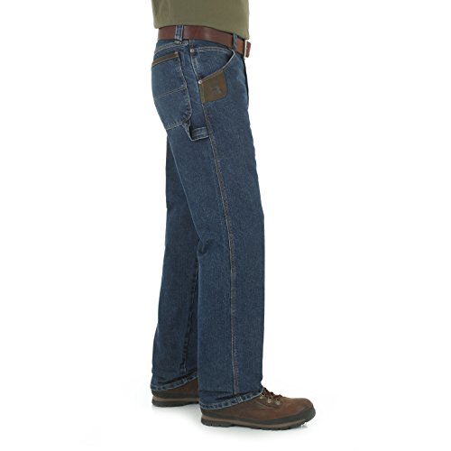 Wrangler Riggs Workwear Men's Cool Vantage Carpenter Jean, dark stone, 32x32