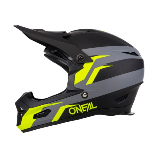 Foto von O'NEAL | Mountainbike-Helm | MTB Downhill | Robustes ABS, Ventilationsöffnungen für Luftstrom & Kühlung, ABS Außenschale | Fury Helmet Stage | Erwachsene | Schwarz Neon-Gelb | Größe M