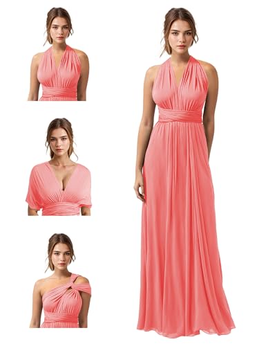 Image of JAEDEN Women's Long Sweetheart Chiffon Pleat Strapless Bridesmaid Dress X-Small