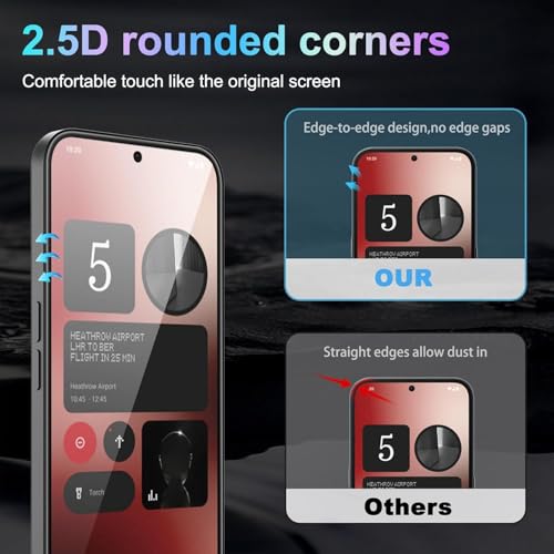 Image of 100FIT Tempered Glass For CMF Phone 1 5G (2024) With Full Edge To Edge Coverage And Easy Installation Kit