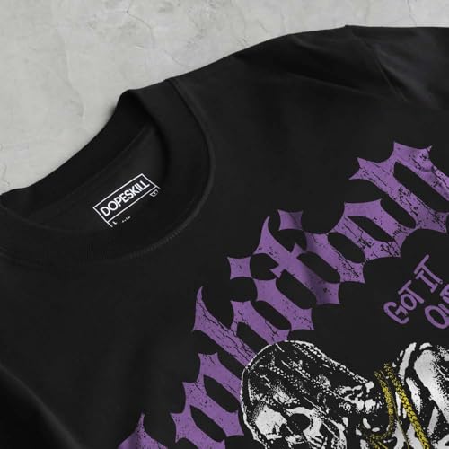 Image of DopeSkill Graphic Tee Streetwear Hip Hop Hypebeast Street Style Unisex T-Shirt Sneaker Colour Matching Shirts Horror Skeleton
