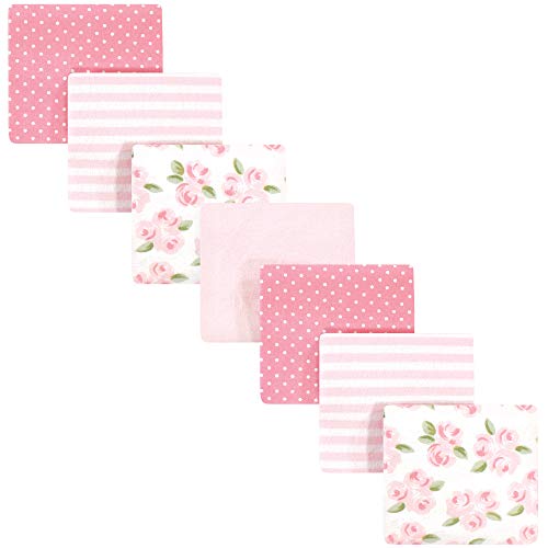 Image of Little Treasure Unisex Baby Cotton Flannel Receiving Blankets, Beyoutiful 7-Pack, One Size
