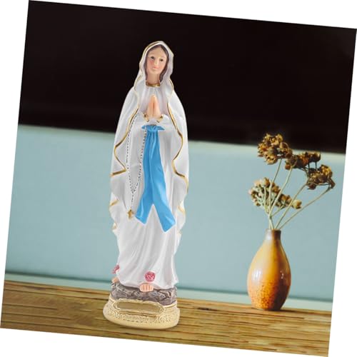 Statue de la Vierge en résine NUOBESTY décor religieuse