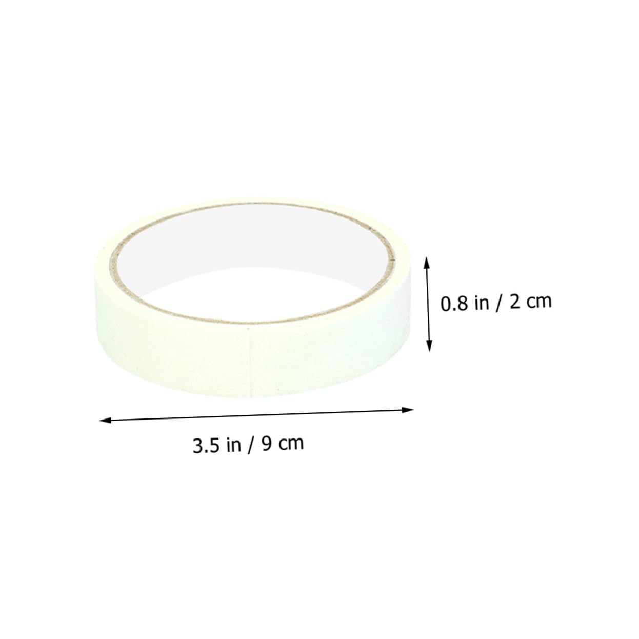 LALAFINA 5 Rolls of Masking Tape for Painting Self-Adhesive Paper Tape Multi Size Art and Craft Supplies