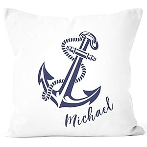 SpecialMe® Cushion Cover with Name Cushion Cover Name Pillow Cotton Personalised Gifts Decorative Cushion
