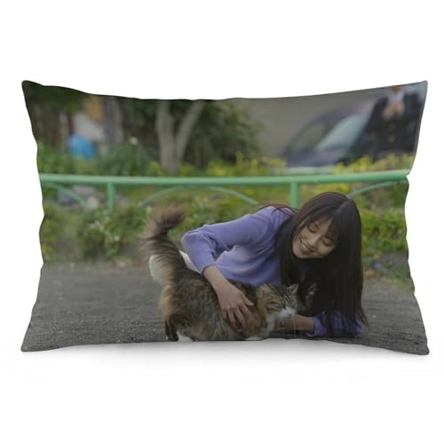 有村架純 33枕カバー 抱き枕 クッションカバー ピローケース 両面デザイン おしゃれ 軟らかい 多機能装飾 部屋 ソファー オフィス 車用 16 "x24 "