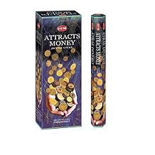 Attracts Money - Box of Six 20 Gram Tubes - HEM Incense
