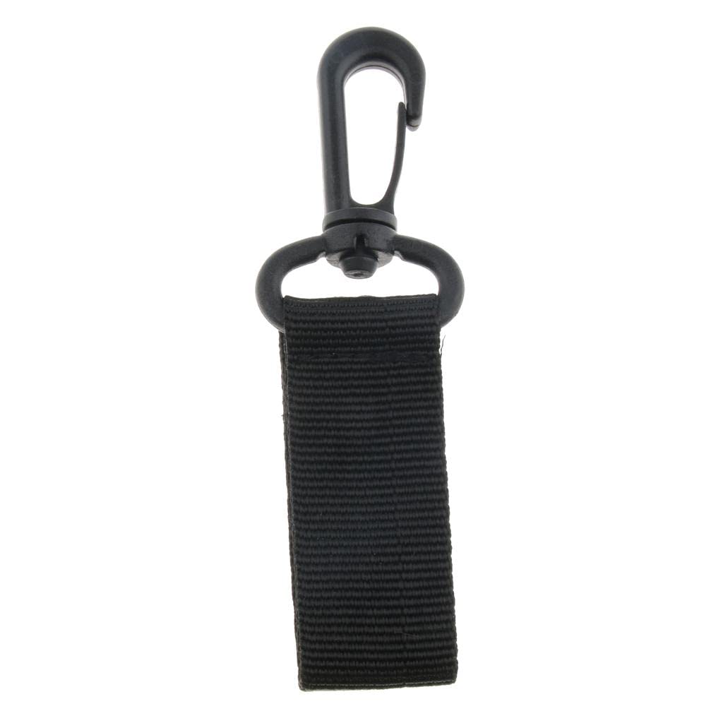 Mousqueton en nylon avec boucle Molle pour accrocher une ceinture Vert militaire Type 2