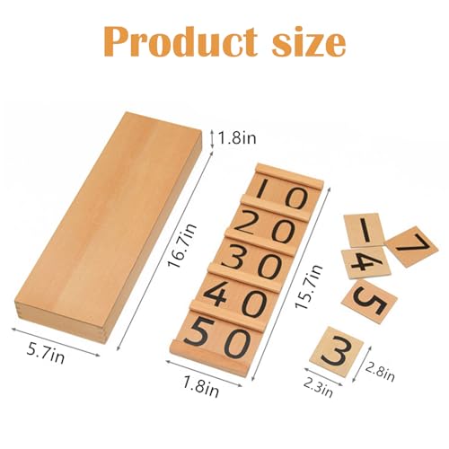 Image of Montessori Math Materials Teens & Tens Boards Preschool Toddler Toys Seguin Boards Home Edition
