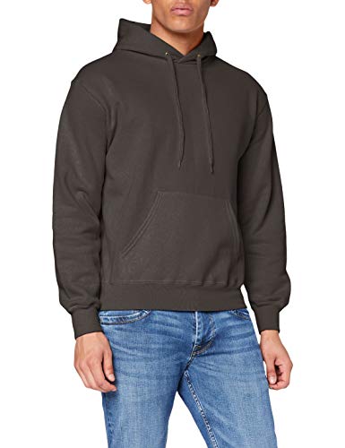 Fruit of the Loom Herren Kapuzenpullover, Grau (Light Graphite), X-Large
