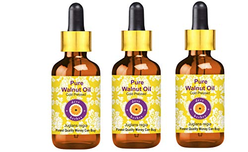 Huile de Noyer Pure 100ml avec compte-gouttes pour soin naturel