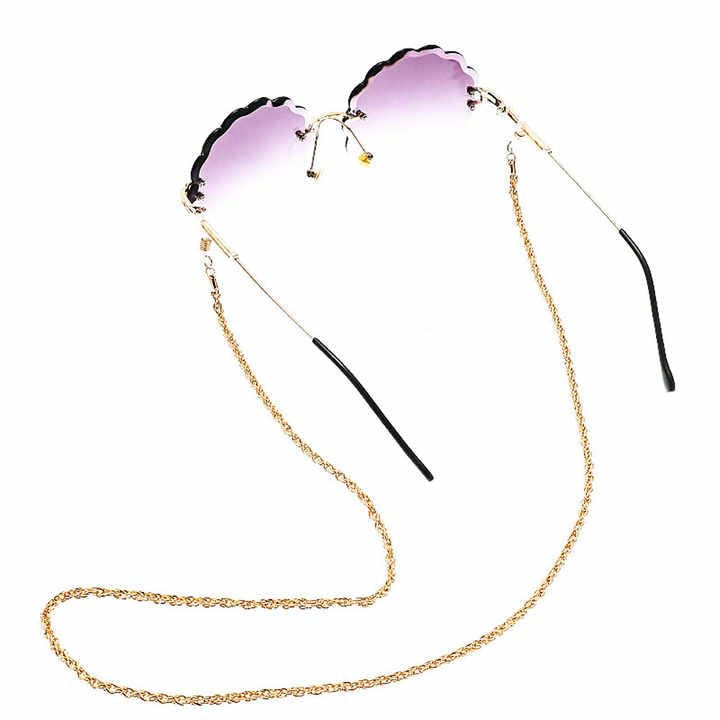 BARBUDDY Unisex Eyeglass Sunglasses Chain Necklace Holder Lanyard Strap Golden Metal Spectacle Chain Lanyard String for Eyewear Frames; Specs; Reading Glasses; Sunglasses Goggles and Eyeglasses.-image-42