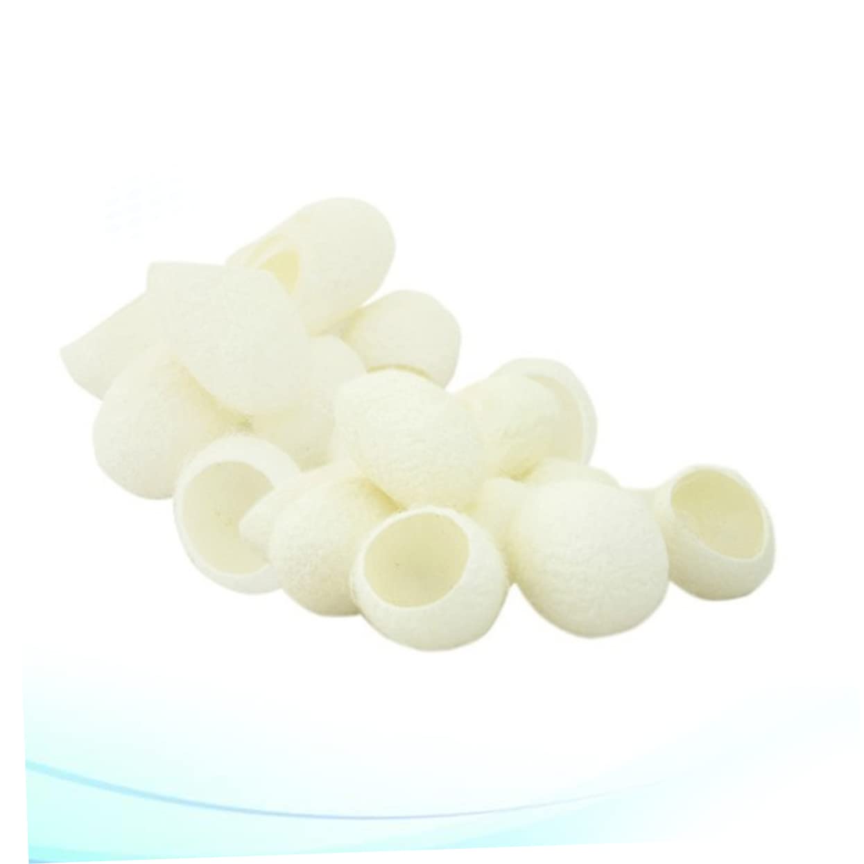 Beavorty 400stücke Natürliche Bio-gesichtsreinigung Mit Seidenkokons Sanfter Peeling-exfoliator Für Strahlende Haut Und Blackhead-entfernung Für Empfindliche Haut