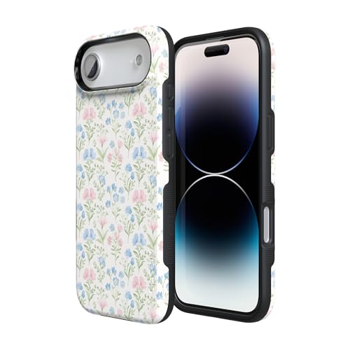 Coque iPhone 17 Air antichoc compatible MagSafe Casely floral - 2