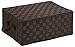 Honey-Can-Do OFC-03704 Double Woven Storage Chest Box with Lid and Handles, 12 by 17 by 7-Inch, Espresso