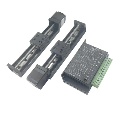 Mini riel lineal con Nema11 carrera de 300 mm para eje XYZ CNC