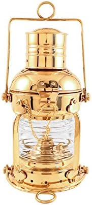 Vermont Lanterns Brass Anchor Lamp - Ship Lantern (10", Brass)