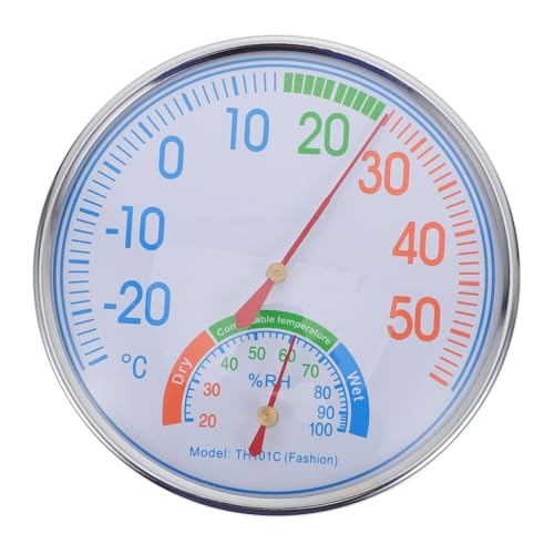 Hemobllo Higrómetro Para Hogar y Sauna Con Soporte Termómetros Para Exterior y Patio Medidor De Humedad