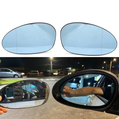 Espejo retrovisor con calefacción para BMW E90 E91 E92 E93 cristal azul 2