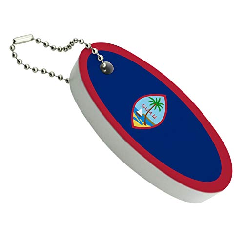 GRAPHICS & MORE Guam US Territory Flag Floating Keychain Oval