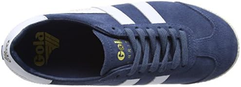 Gola Women's Harrier 50 Suede Sneakers | Baltic/White - Navy - Navy | Image 4