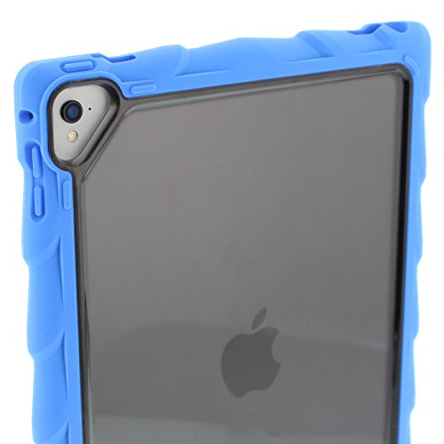 Gumdrop Cases DropTech Clear for Apple iPad Pro 9.7 (2016) A1673, A1674, A1675 and iPad Air 2 (Late 2014) A1566, A1567 Shock Absorbing Rugged Case, Light Blue - Thumbnail 2