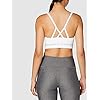 Under-Armour-Womens-Seamless-Low-Impact-Long-Bra Under Armour Women's Seamless Low Impact Long Sports Bra , White (100)/Halo Gray , X-Large