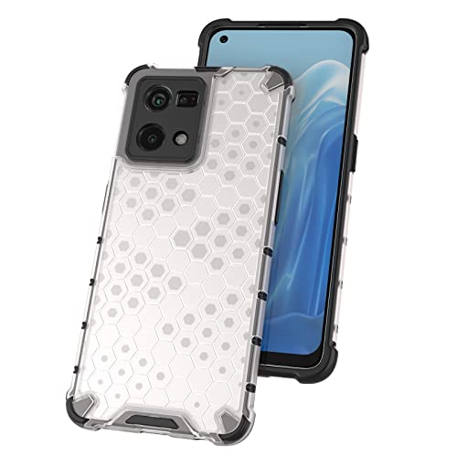 Image of Glasgow Back Case Cover Compatible with Oppo F21 Pro 4G (Stylish Design) - Transparent