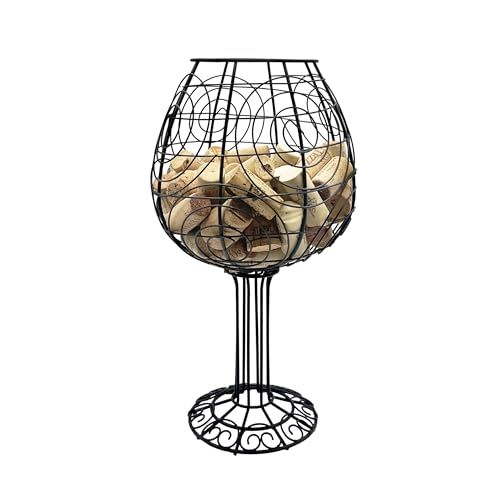 Oeno Wine Cork Holder Metal Display Collector - Wine Glass