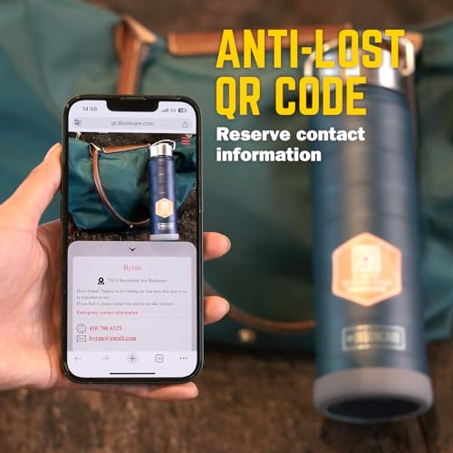 DISONCARE-Insulin-Cooler-Travel-Case-74H-7-Pens-Medication-Cooler-for-Travel-Refrigerated-Medicine-Travel-Case-TSA-Approved-Ice-Packs-Diabetic-Gifts-Epipen-Carry-Case-with-QR-Medical-IDNavy-Blue