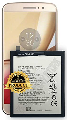 Image of THE BATTERY STORE Orignal Battery for Lenovo Moto M XT1662 BL-265 XT1662 Battery with 6 Months Warranty (for Lenovo BL-265)