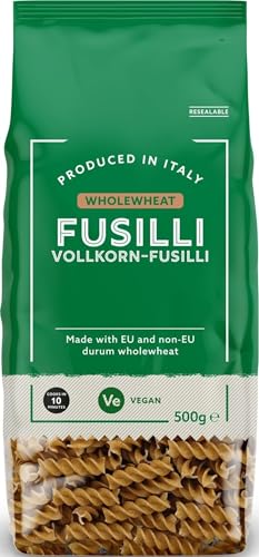 by Amazon Pasta di Grano Duro, Fusilli Integrali, 500g