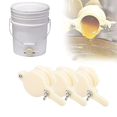 3PCS Honey Gate Valve Honigextraktor Honey Tap Tool Imkerei Imkerei-Tool für Imker-Imkereibedarf