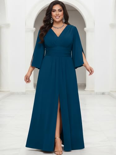 Image of KOH KOH Womens Long Bridesmaid Semi Formal Wedding Guest Maxi Dress Gown