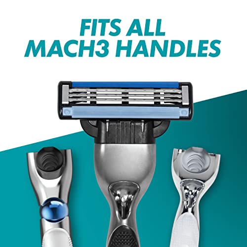 Gillette Mach3 Men's Razor + 12 Razor Blade Refills, 3 Blades for a Smooth Shave, Fits All Mach3 Handles - Image 7