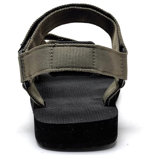 Image of WateLves Men's Sandals Hiking-Sport-Sandals with Adjustable Webbing Lightweight Water-Athletic-Beach-Sandals for Walking-Fishing-Travel-Trekking-Camping