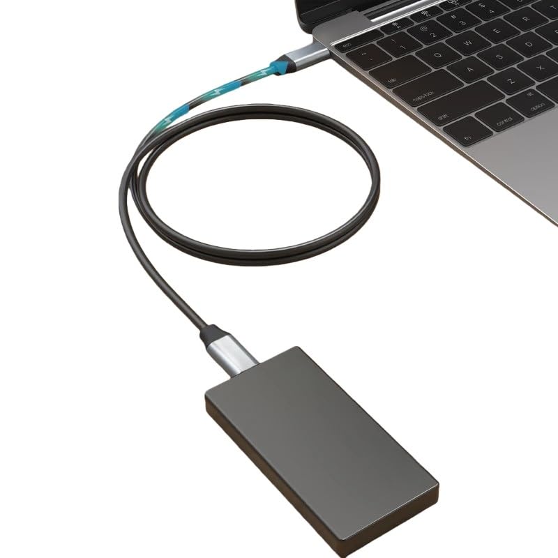 Cable USB C a USB C de 3 A G1 5 Gbps PD 60 W tipo C Cable de carga rápida (1 m)