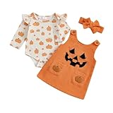 Photo Gallery geagodelia halloween neonata ragazza vestiti set manica lunga body e vestito senza maniche my first halloween outfits con fascia, velluto a coste zucca arancione, 12-18 months Photo Gallery geagodelia halloween neonata ragazza vestiti set manica lunga body e vestito senza maniche my first halloween outfits con fascia, velluto a coste zucca arancione, 12-18 months