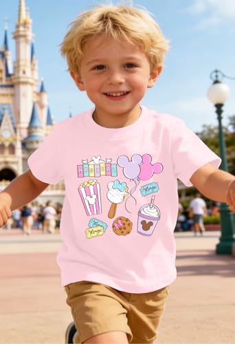 Image of Magical Shirts Women Girls Family Vacation Matching Shirt Magic Kingdom T-Shirt Mommy and Me Trip Short Sleeve Tops