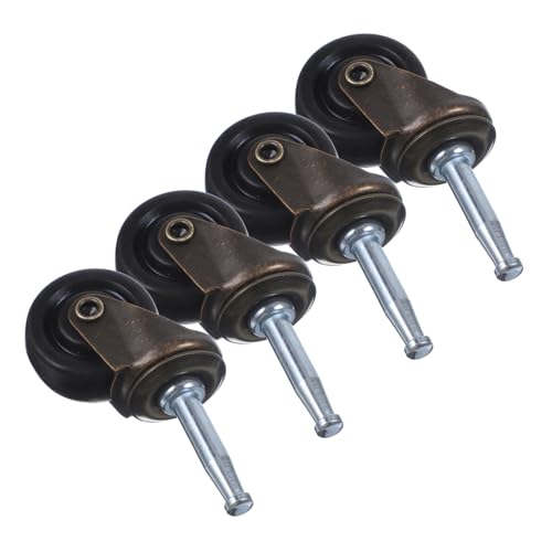 JEWEDECO 4 Ruedas Para Muebles, Para Oficina, Pequeñas.