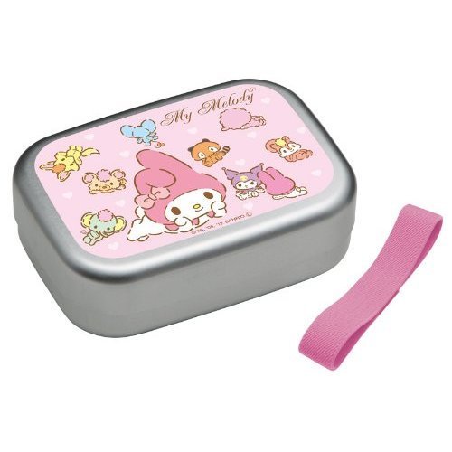 Amazon｜アルミお弁当箱 370ml マイメロディ ヌイグルミ｜弁当箱 